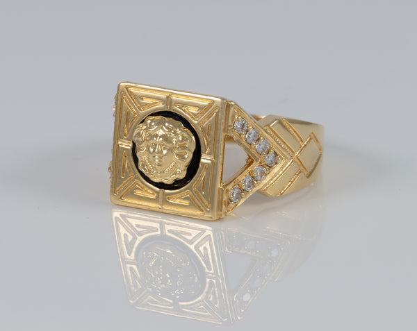 Anillo de oro amarillo 18k