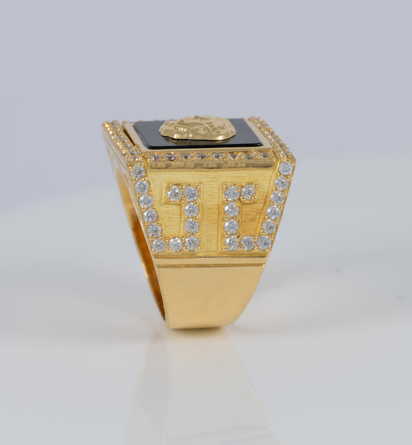 Anillo de oro amarillo 18k