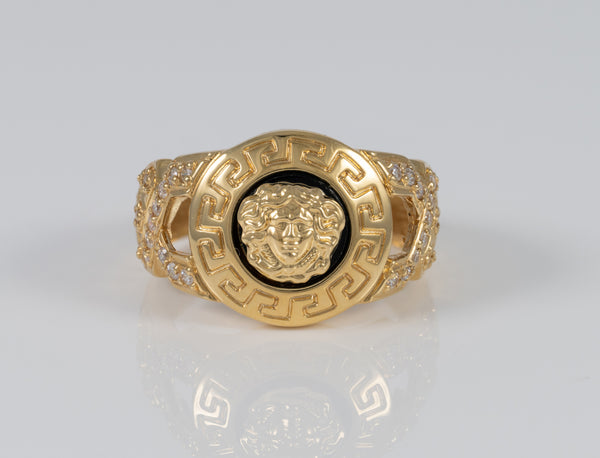 Anillo de oro amarillo 18k