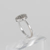 Anillo oro blanco 18k con diamantes