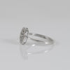 Anillo oro blanco 18k con diamantes