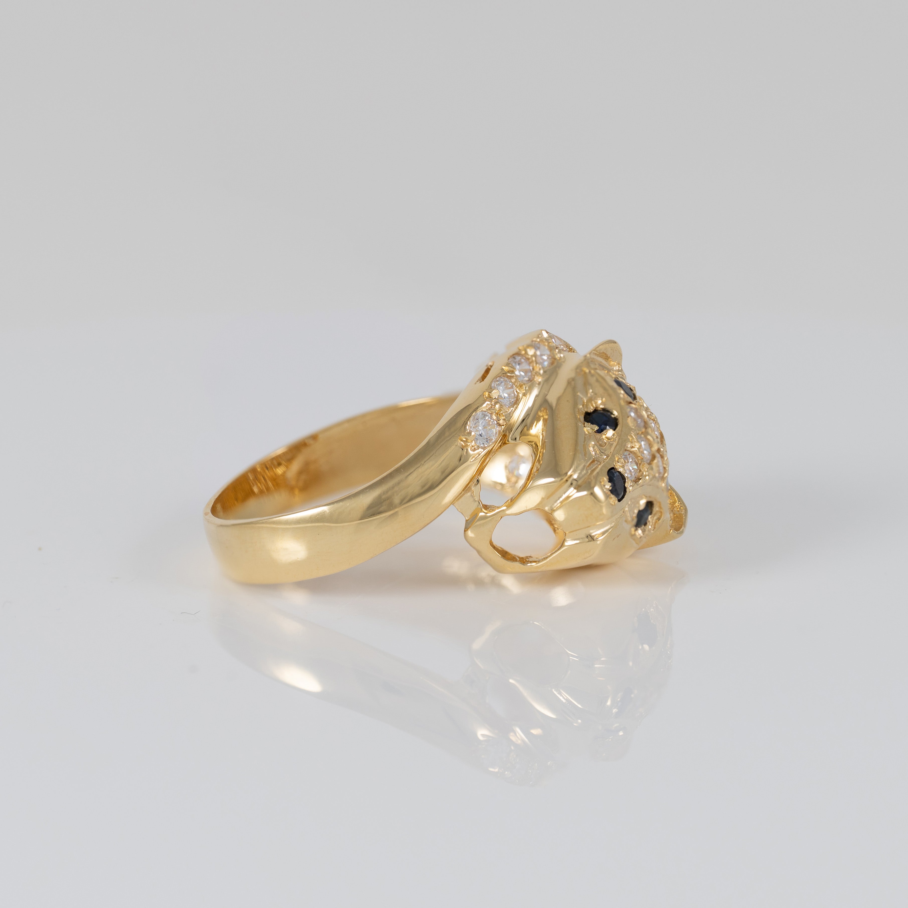 Anillo pantera oro 18k 750