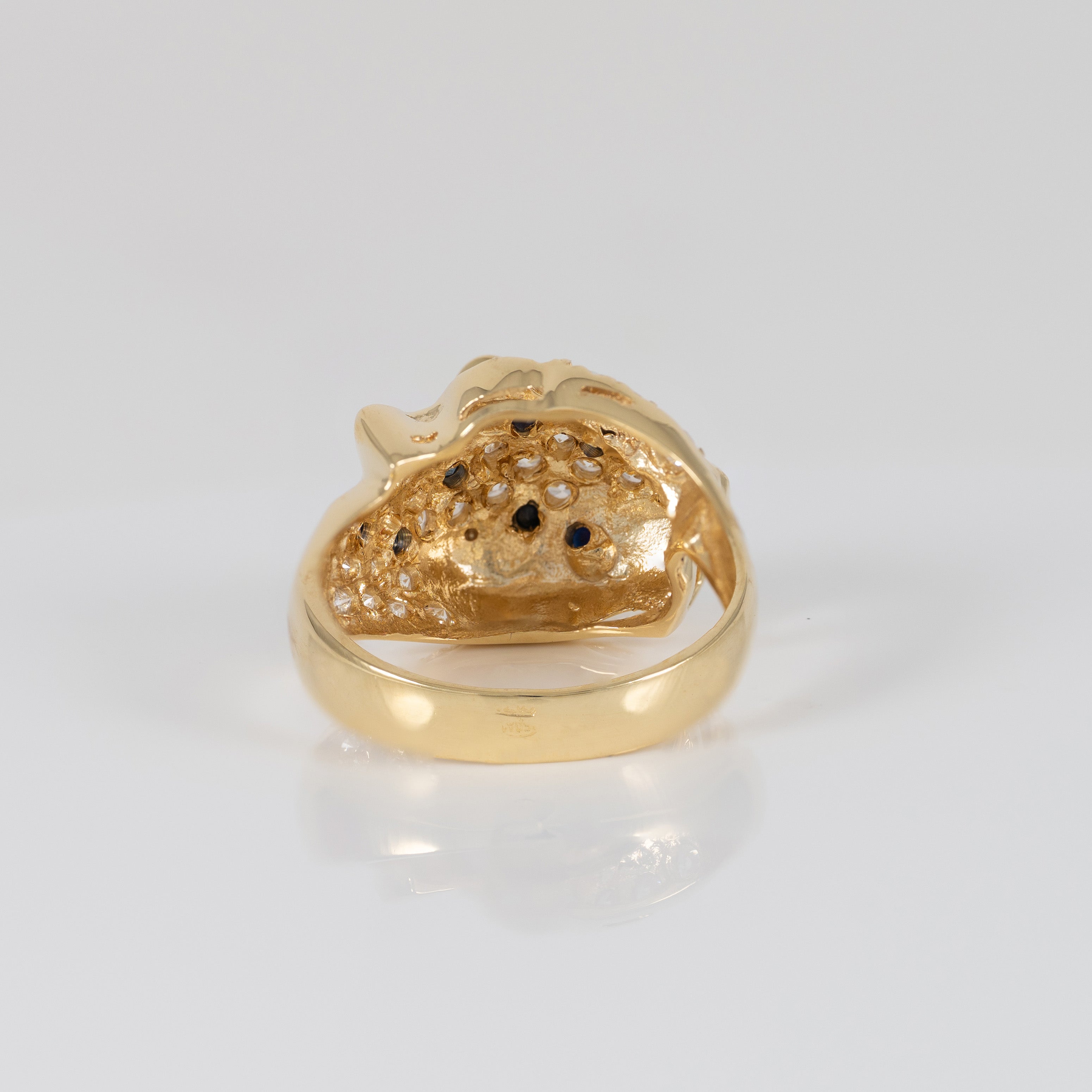 Anillo pantera oro 18k 750