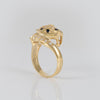 Anillo pantera oro 18k 750