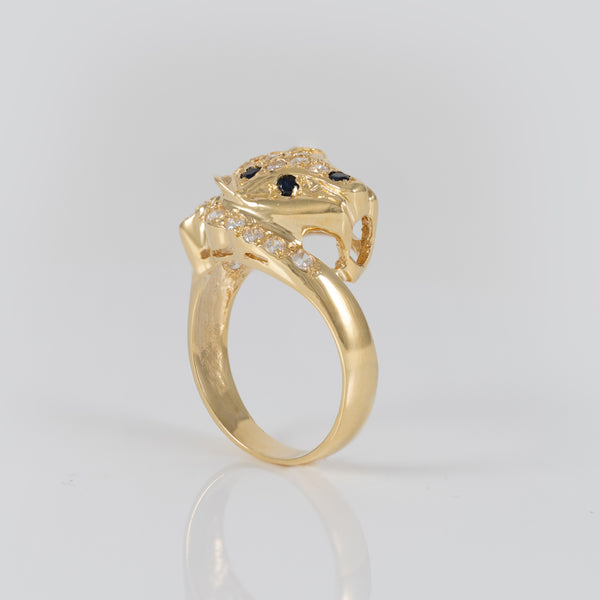 Anillo pantera oro 18k 750
