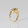 Anillo pantera oro 18k 750