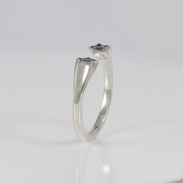 Anillo Pandora Abierto en Plata 925 Estrellas Fugaces
