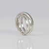 Anillo Pandora Cruzado Triple Alianza en Plata 925 Pavé