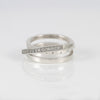 Anillo Pandora Cruzado Triple Alianza en Plata 925 Pavé