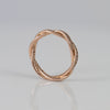 Anillo Pandora Giro del Destino en Plata Vermeil Rosa