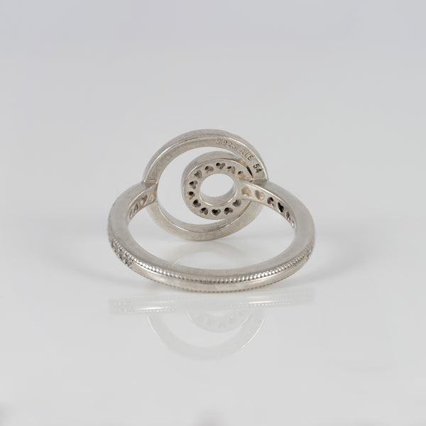 Anillo Pandora en Plata 925 con Círculos Pavé Signature