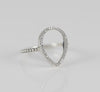 Anillo Pandora de plata 925 Silueta Lágrima