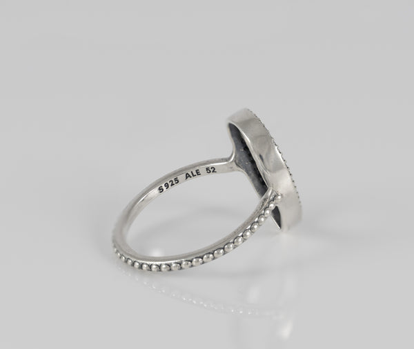 Anillo Pandora de plata 925 Silueta Lágrima