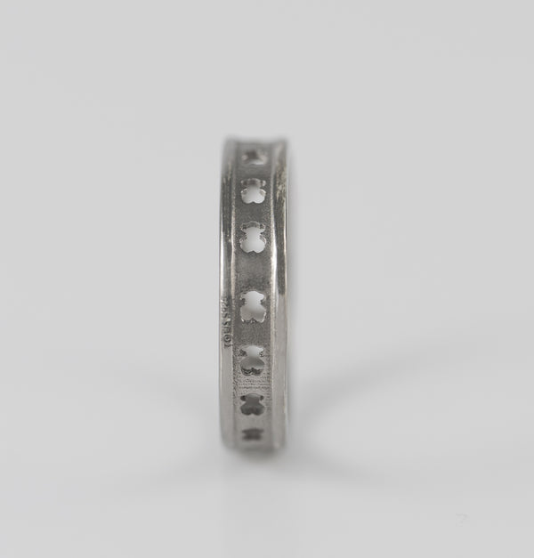 Anillo Tous de plata 925 con siluetas de oso Bear Row