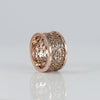 Anillo Thomas Sabó en Plata Vermeil Rosa con corazones pavé