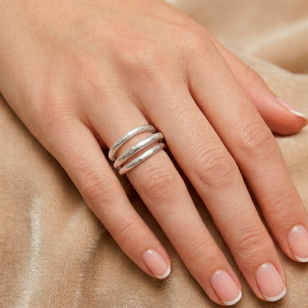 Anillo Tous Abierto de Plata 925 Duna