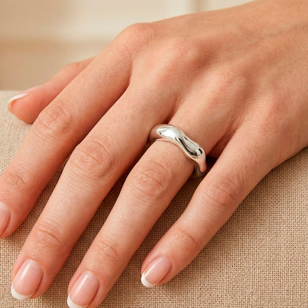 Anillo Tous Abierto en Plata 925 Tabit