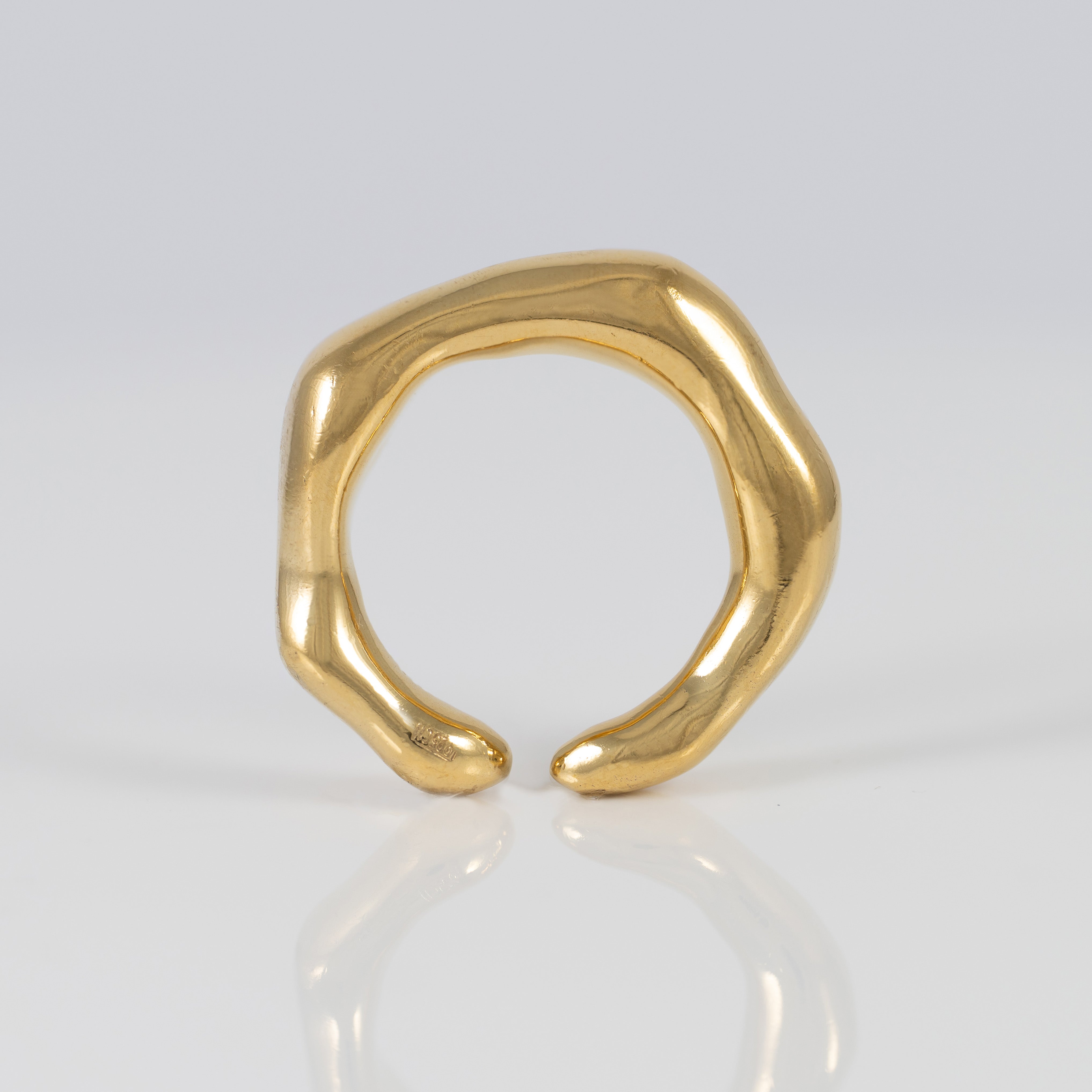 Anillo Tous Abierto en Plata Vermeil Tabit