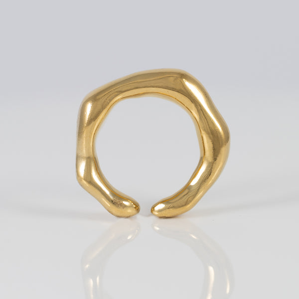 Anillo Tous Abierto en Plata Vermeil Tabit