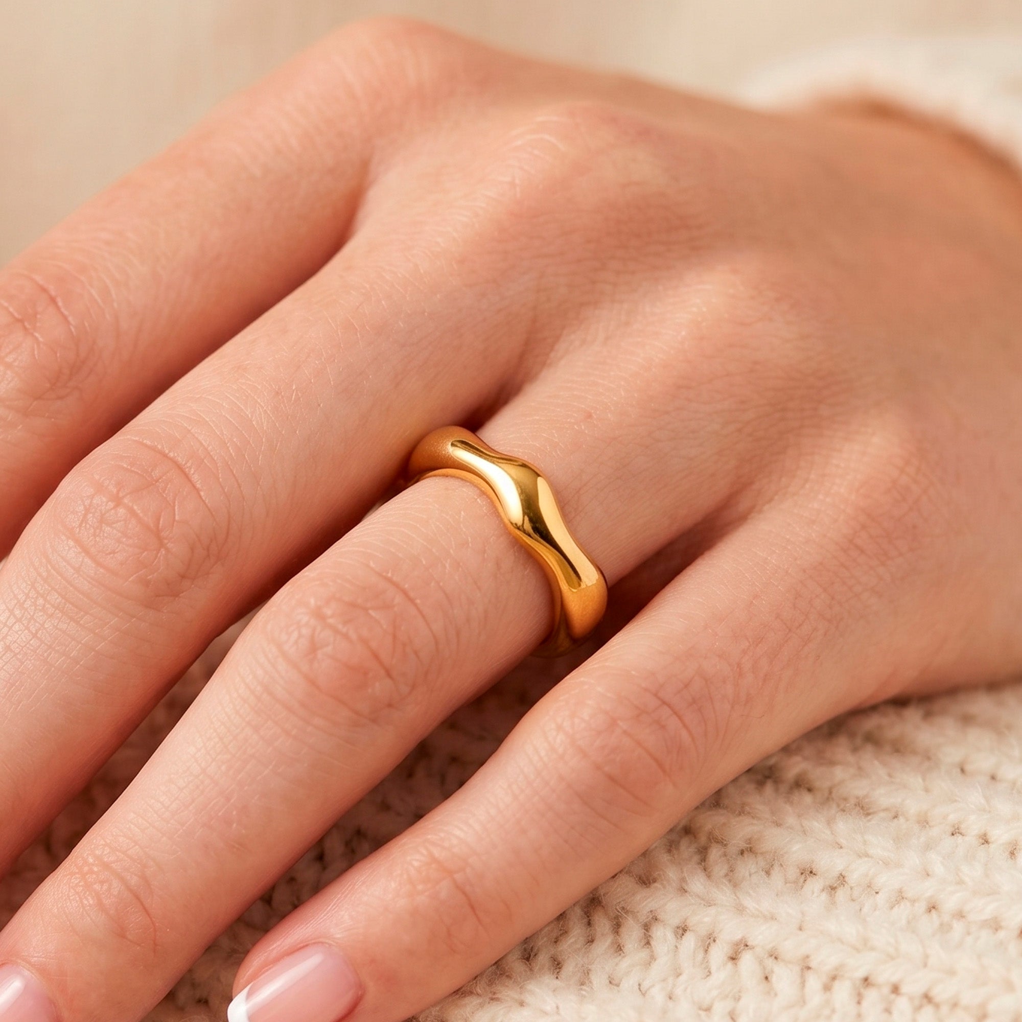Anillo Tous Abierto en Plata Vermeil Tabit