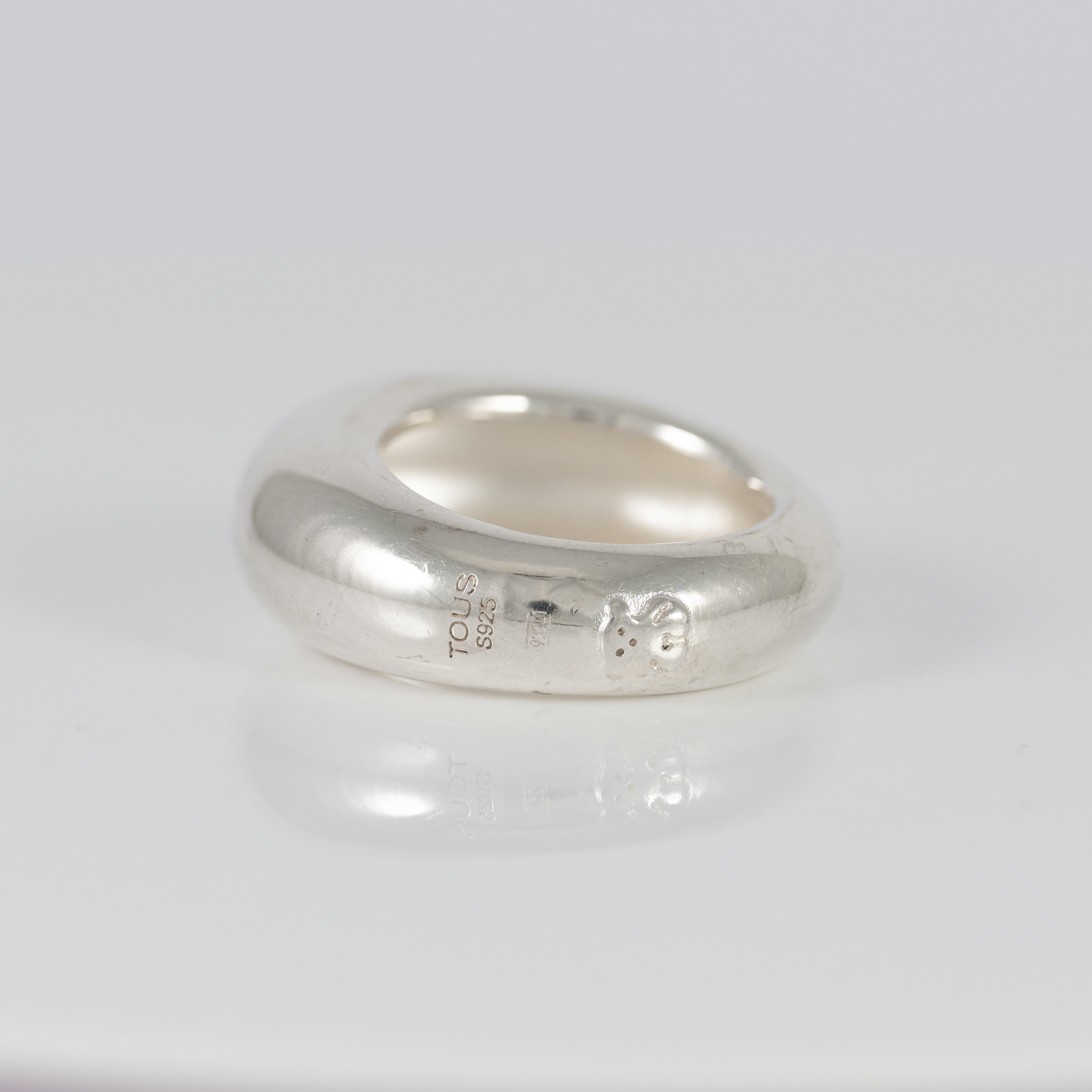 Anillo Tous Abombado en plata 925 Warm