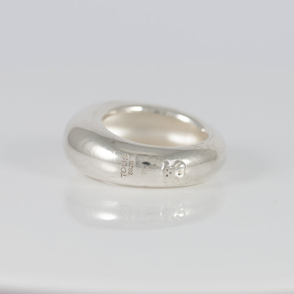 Anillo Tous Abombado en plata 925 Warm
