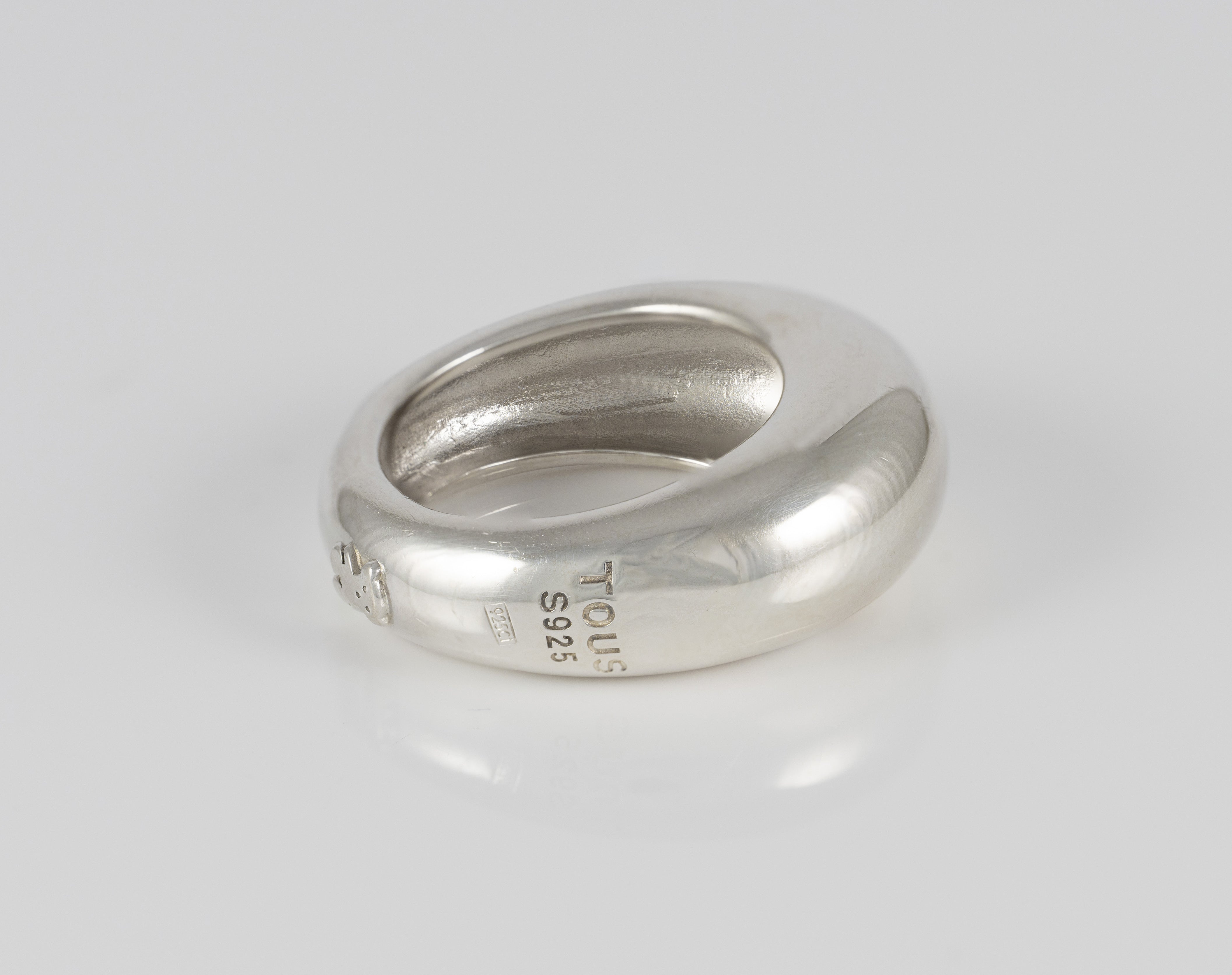 Anillo Tous abombado de Plata 925 Warm