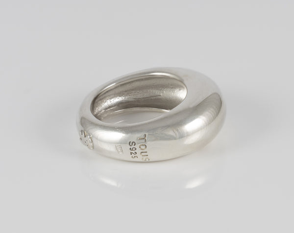 Anillo Tous abombado de Plata 925 Warm