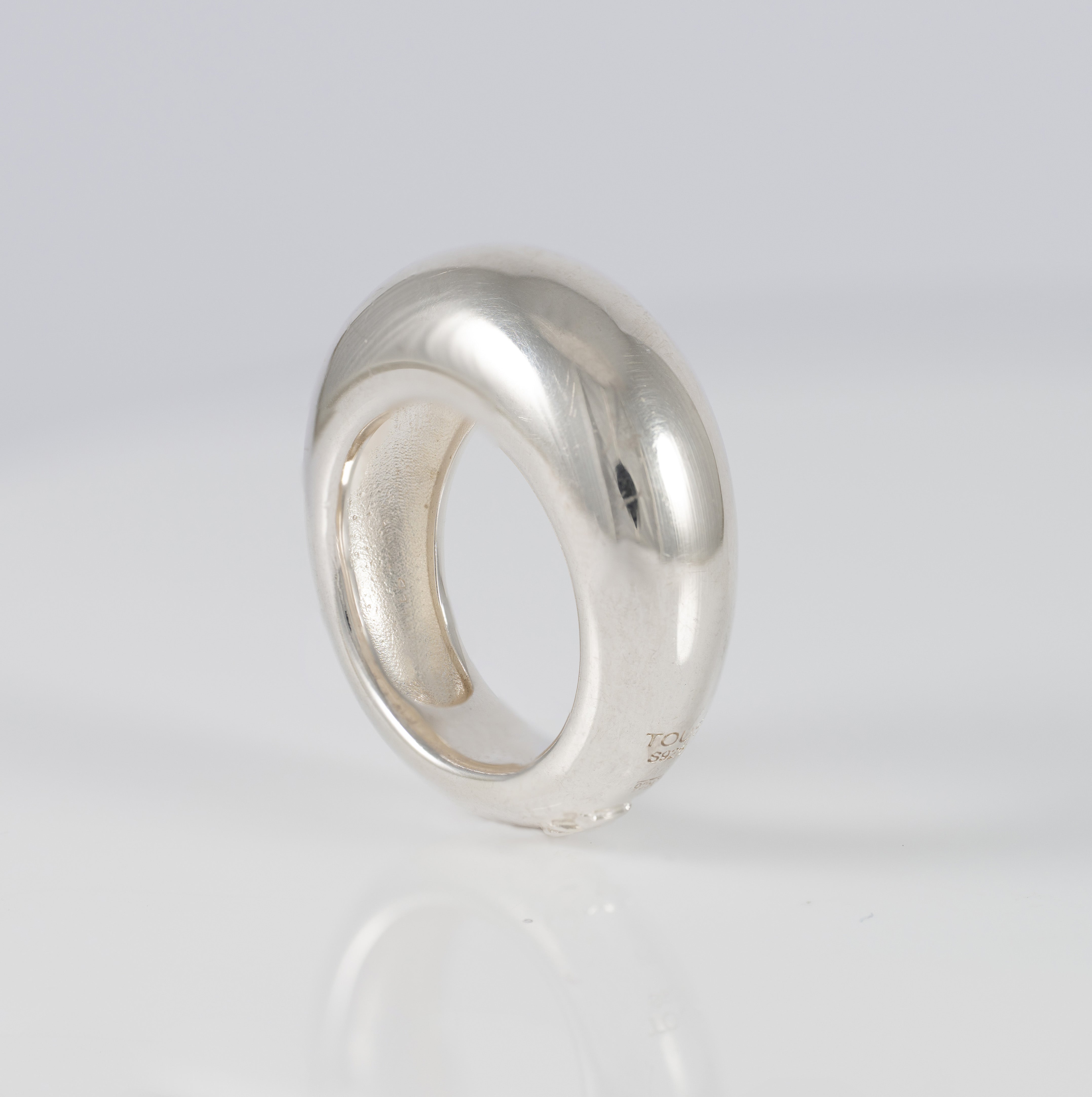 Anillo Tous Abombado en plata 925 Warm