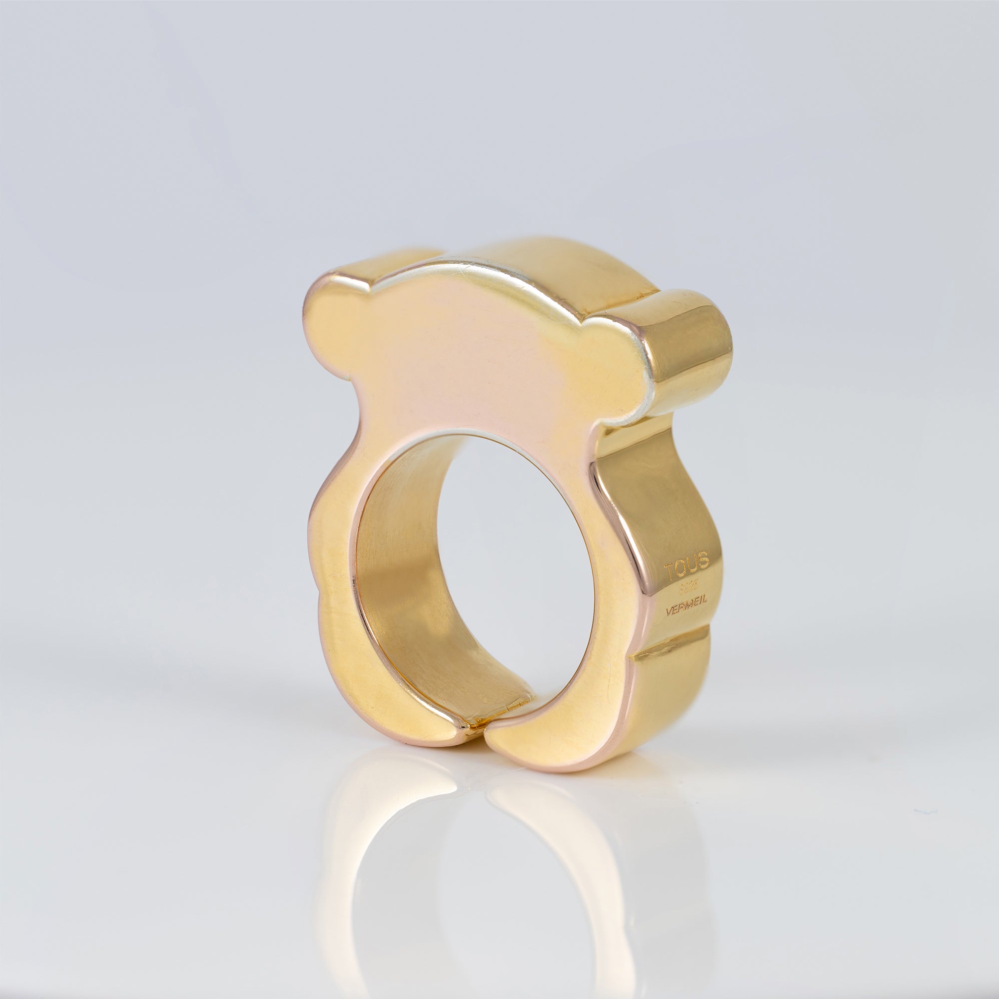 Anillo Tous con baño de oro 18 kt sobre plata Sweet Dolls