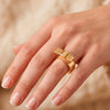Anillo Tous con baño de oro 18 kt sobre plata Sweet Dolls