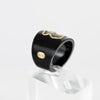 Anillo Tous de Resina Negra y Oro