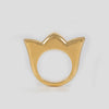 Anillo Tous New Sweet Dolls tulipa con baño de oro 18 kt sobre plata