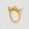 Anillo Tous New Sweet Dolls tulipa con baño de oro 18 kt sobre plata