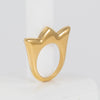 Anillo Tous New Sweet Dolls tulipa con baño de oro 18 kt sobre plata
