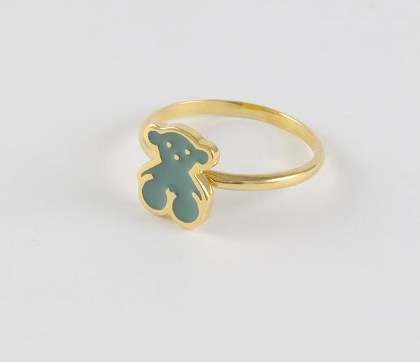 Anillo tous verde clearance