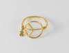 Anillo Tous Plata 925 Vermeil Símbolo de la Paz