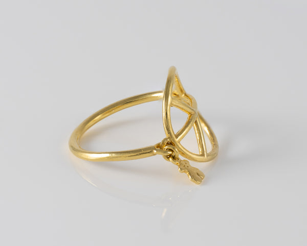 Anillo Tous Plata 925 Vermeil Símbolo de la Paz
