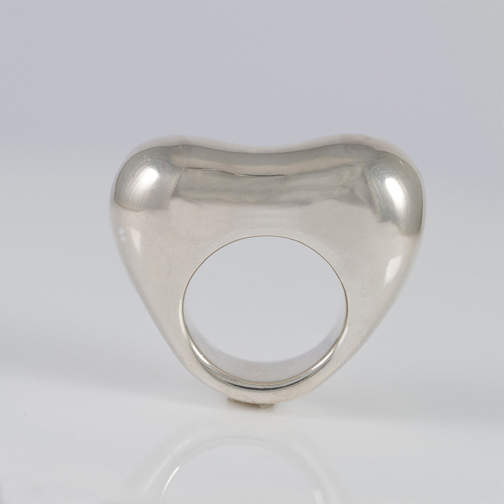 Anillo Tous de Plata 925 Abombado Corazón Tabit