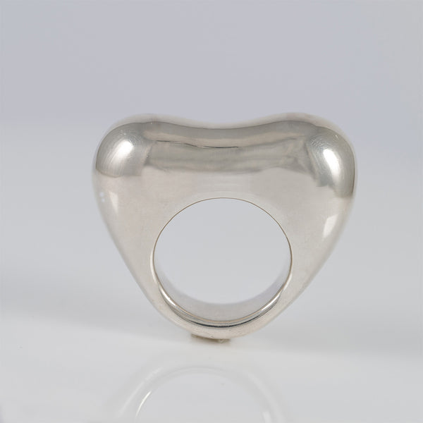 Anillo Tous de Plata 925 Abombado Corazón Tabit