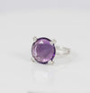 Anillo Tous de Plata 925 y Amatista Color Pills