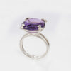 Anillo Tous de Plata 925 y Amatista Color Pills