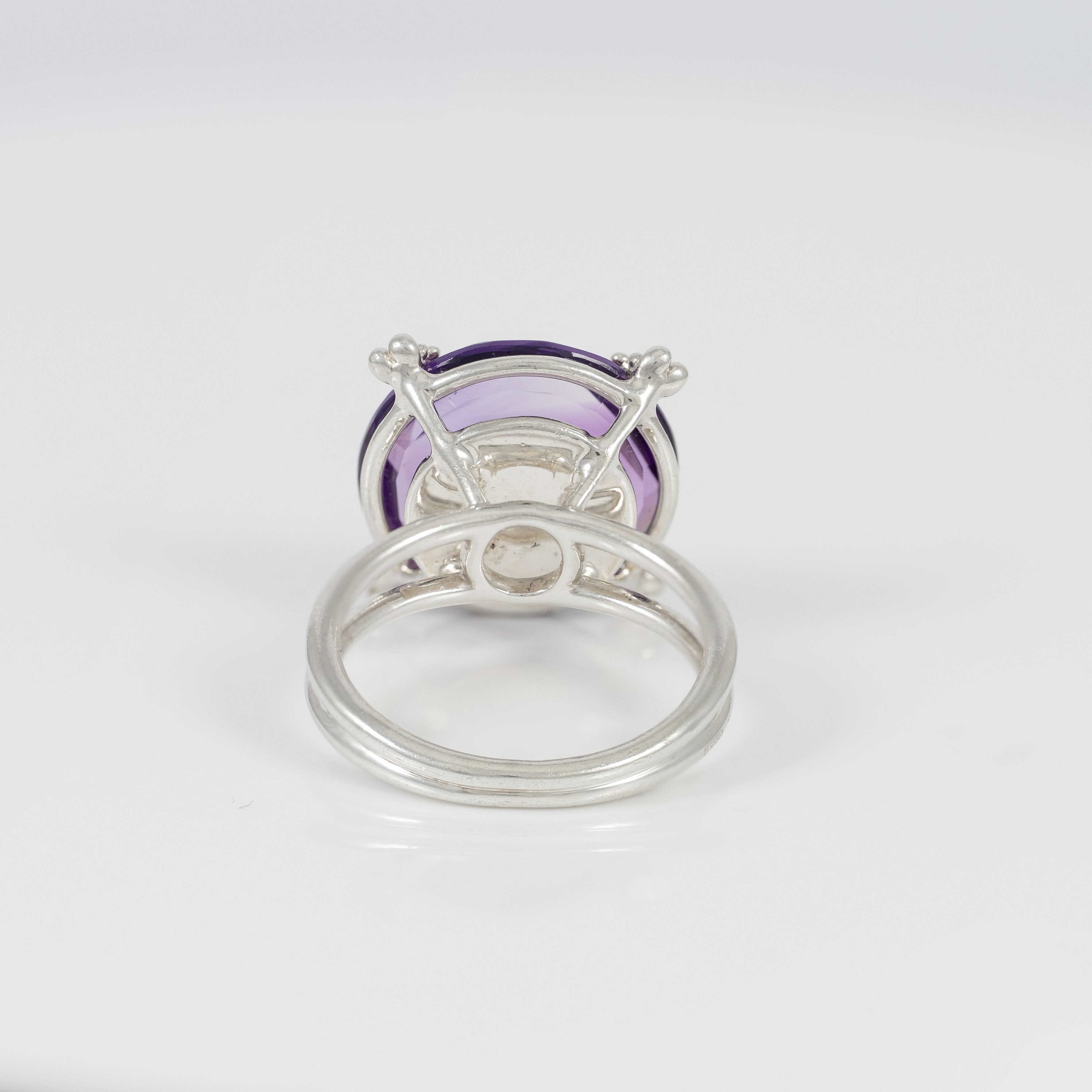 Anillo Tous de Plata 925 y Amatista Color Pills