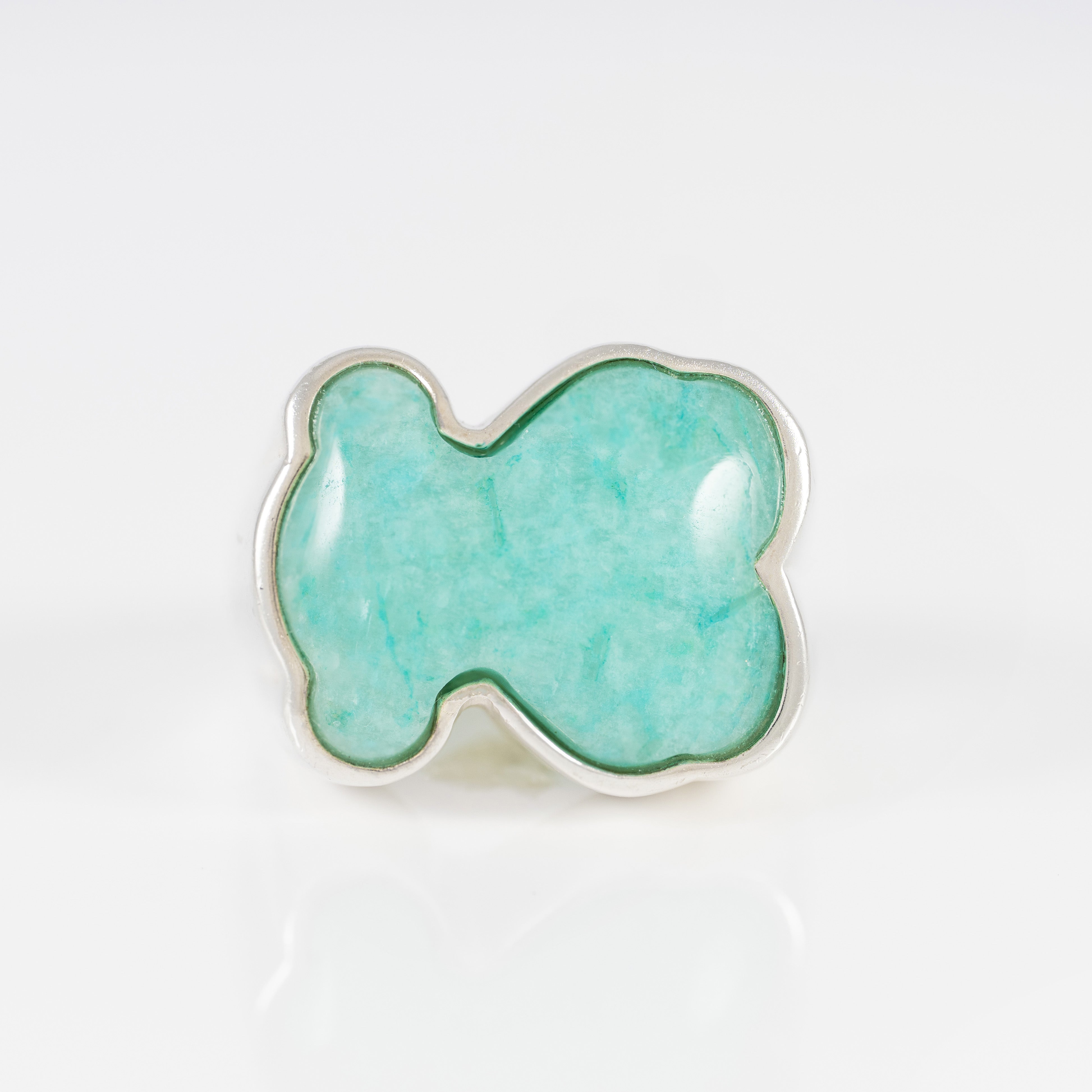 Anillo Tous en plata 925 y Amazonita  New Color