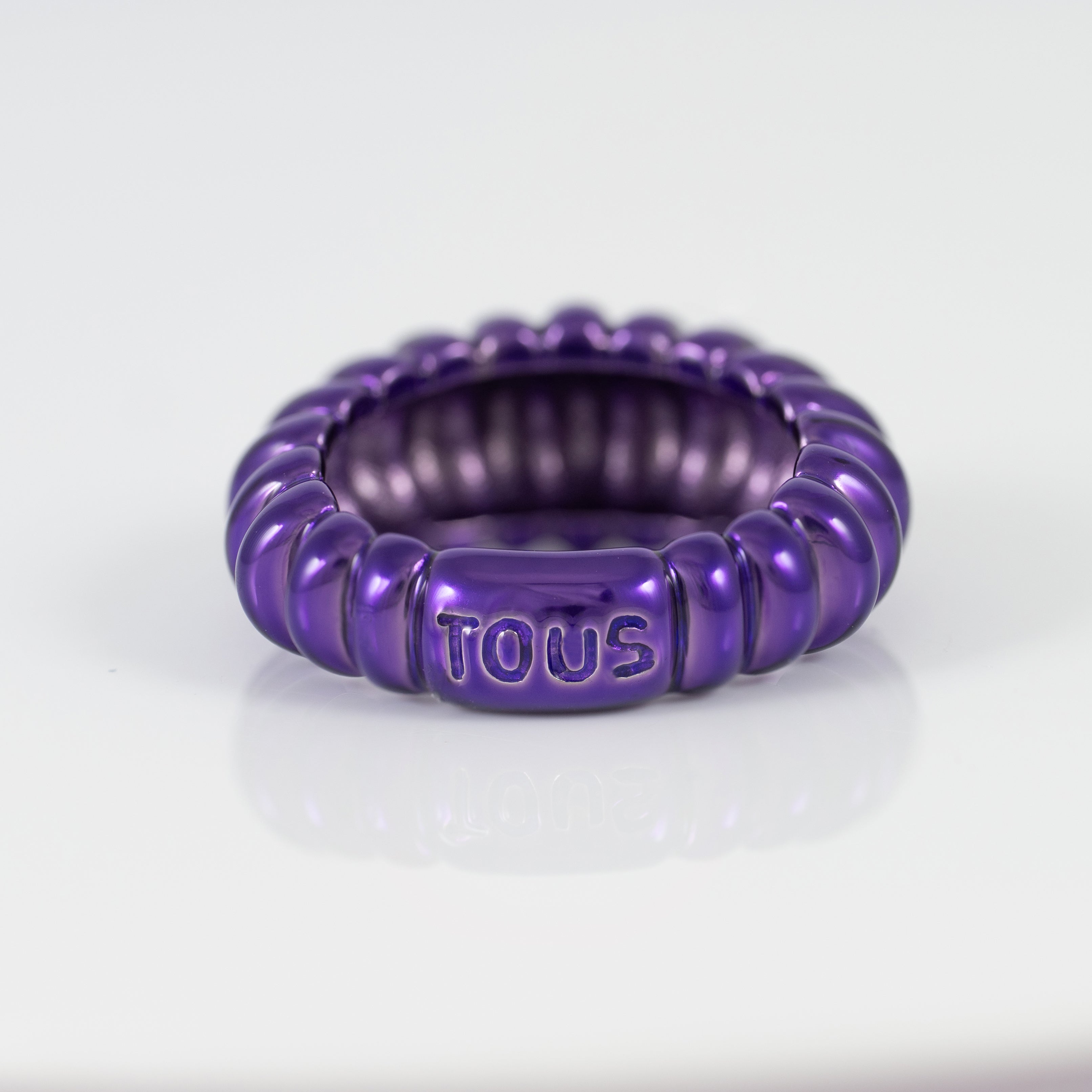 Anillo Tous de Plata color Lila Virtual Garden