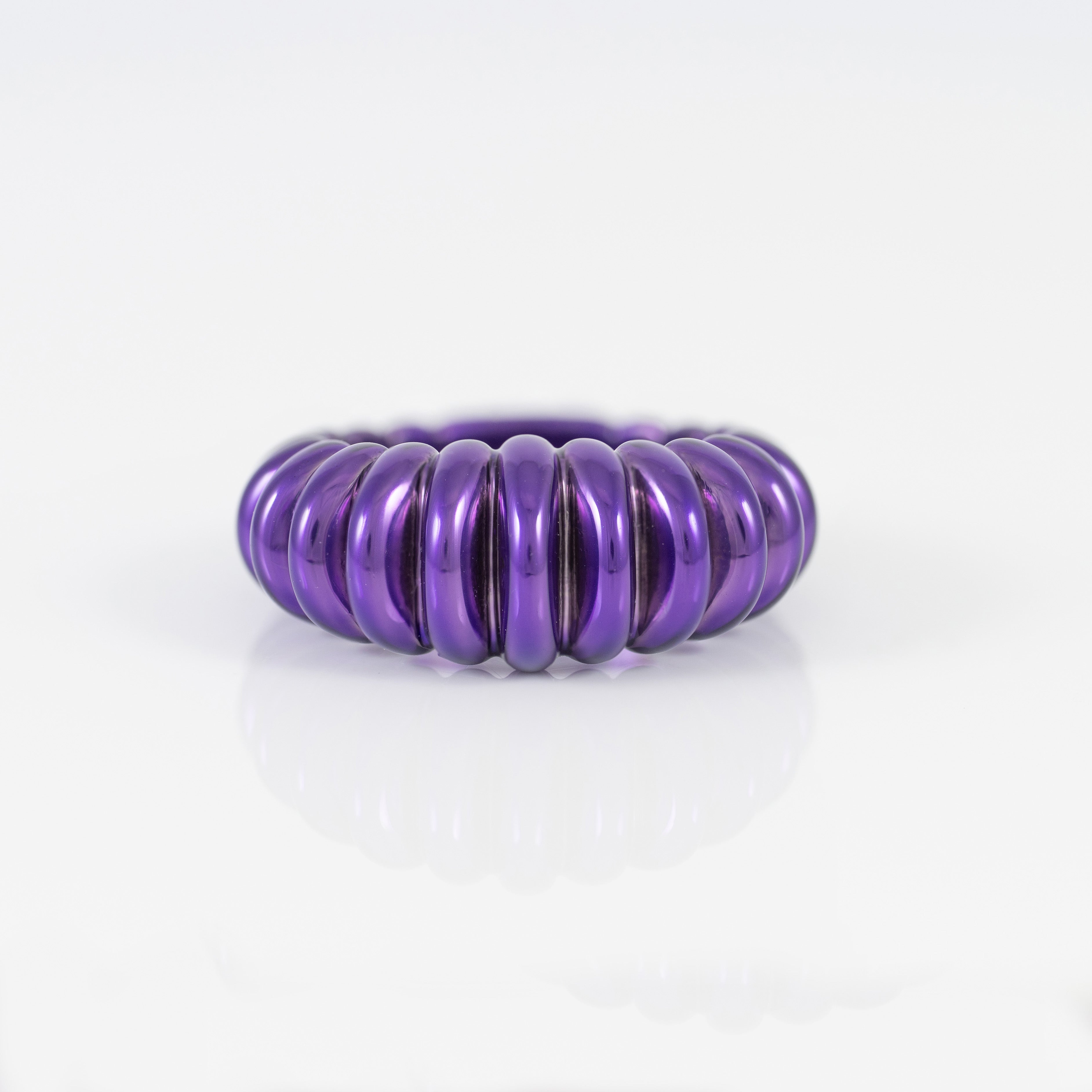 Anillo Tous de Plata color Lila Virtual Garden