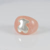 Anillo Tous en plata 925 y cuarzo rosa
