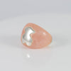 Anillo Tous en plata 925 y cuarzo rosa