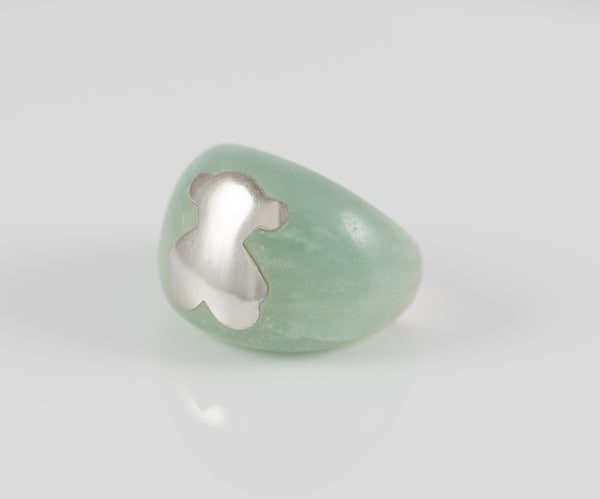 Anillo Tous en plata 925 y cuarzo