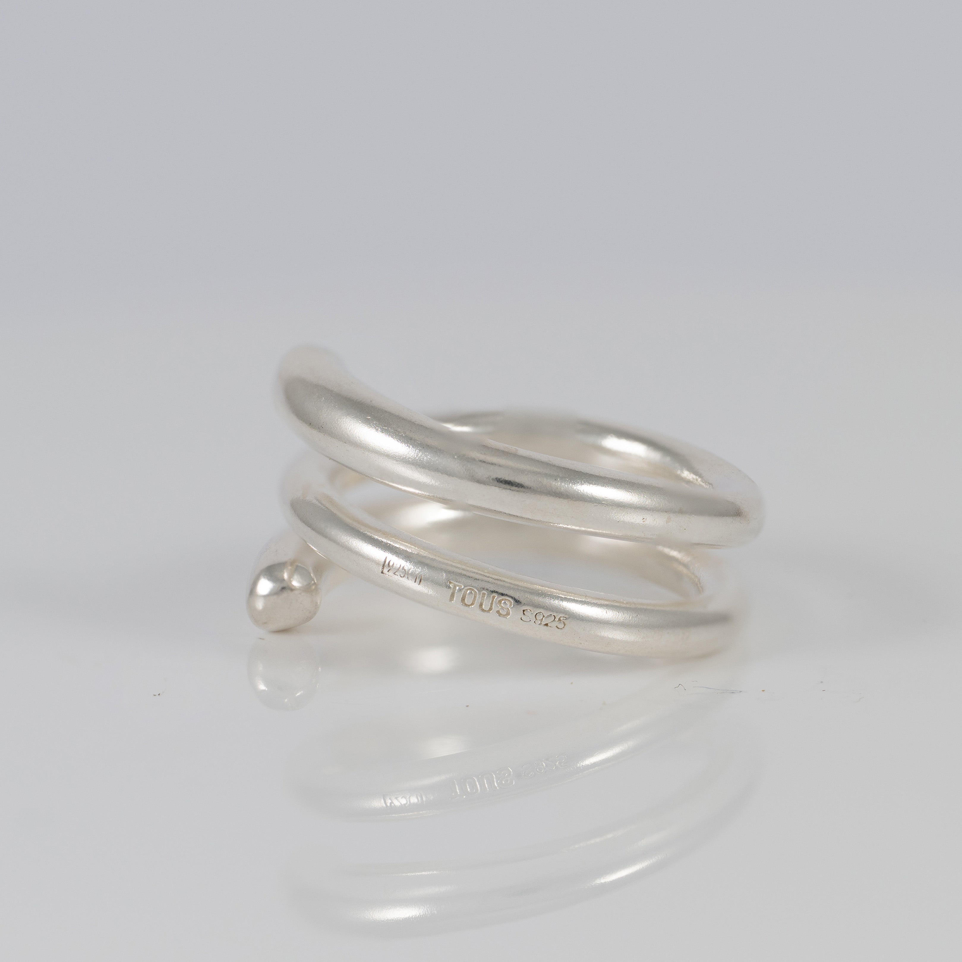 Anillo Tous de Plata 925 Espiral New Hav